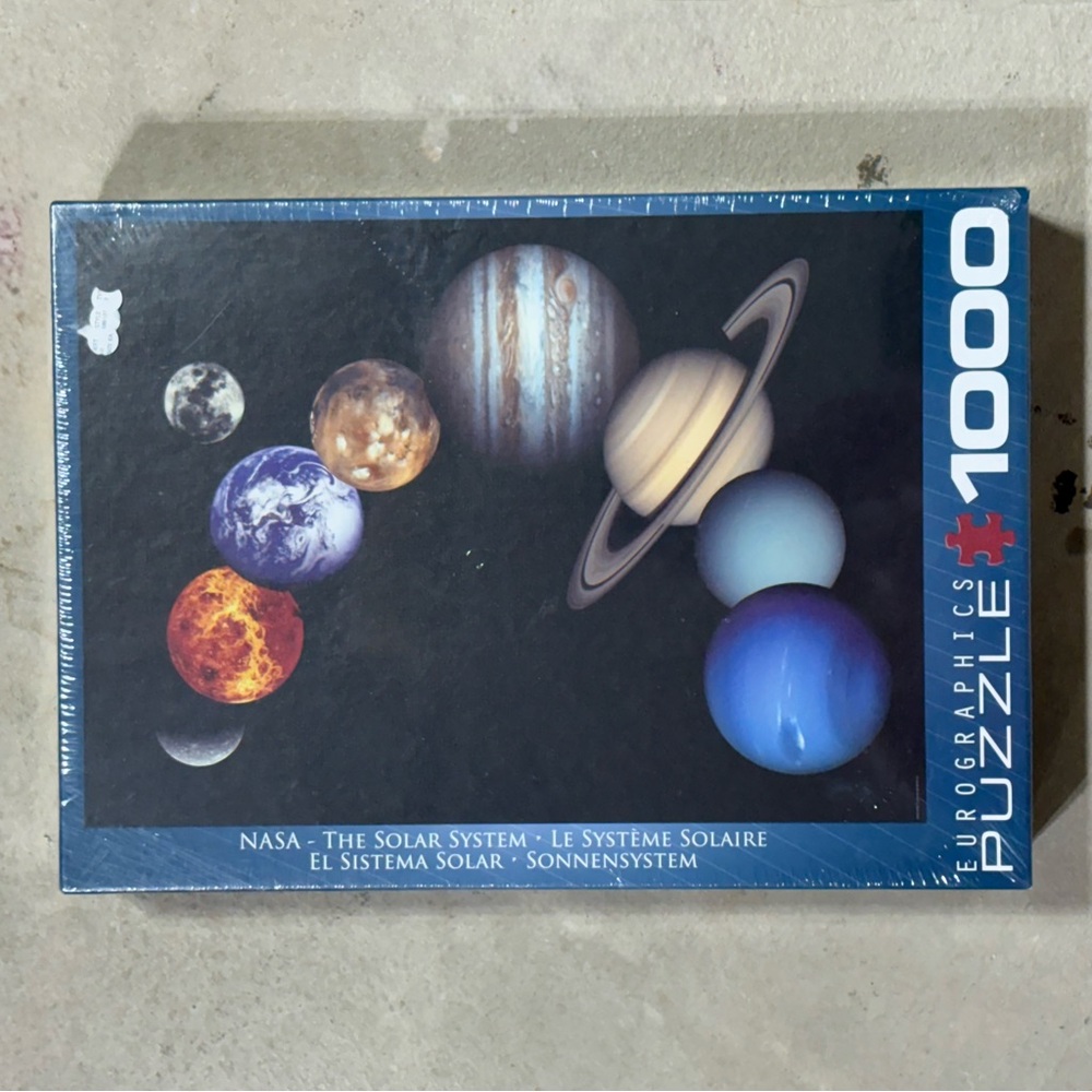 EuroGraphics NASA The Solar System 1000 Piece New SealedPuzzle 19x26